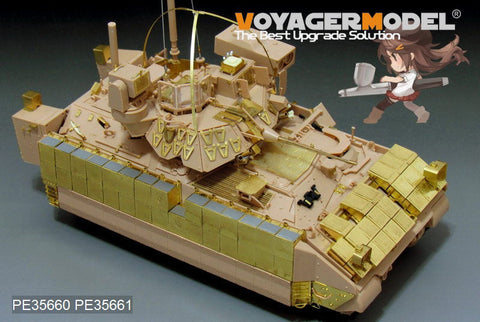 ボイジャーモデル PE35660 1/35 現用アメリカ M2A3 ブラッドレー BUSK III 増加装甲付き エッチング基本セット(モンモデルSS-004用)