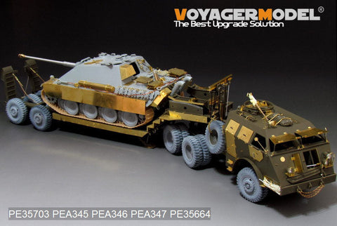 ボイジャーモデル PE35703 1/35 WWIIアメリカ M25ドラゴンワゴン 戦車運搬車 エッチングセット(タミヤ35230用)