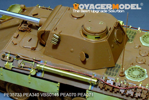 ボイジャーモデル PE35733 1/35 WWIIドイツ パンサーD型 エッチング基本セット(ズベズダ3678用)