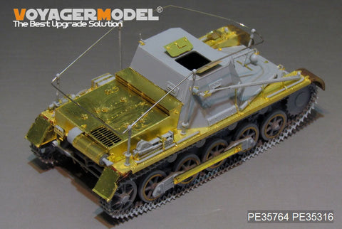 ボイジャーモデル PE35764 1/35 WWIIドイツ I号指揮戦車 エッチング基本セット(ドラゴン6218/6587用)