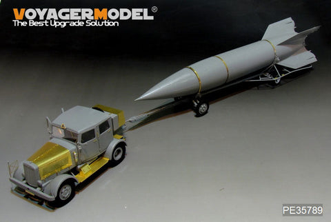 ボイジャーモデル PE35789 1/35 WWIIドイツ ハノマークSS100 & V-2ミサイル運搬車 エッチングセット(タコム2110用)
