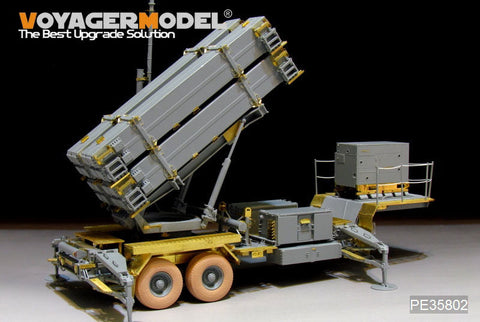 ボイジャーモデル PE35802 1/35 現用アメリカ MIM-104F パトリオット SAM PAC-3 M901発射機 エッチング基本セット(ドラゴン3563用)