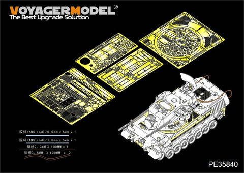 ボイジャーモデル PE35840 1/35 現用ドイツ ゲパルトA1 自走対空砲 エッチング基本セット(タコム2044用)