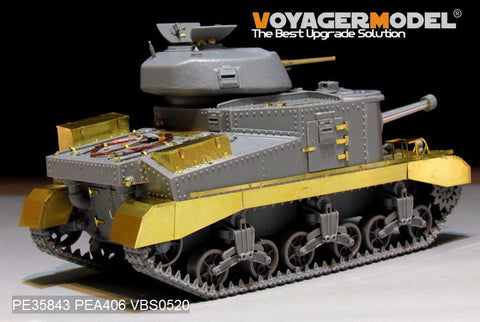 ボイジャーモデル PE35843 1/35 WWIIイギリス M3グラント中戦車 エッチング基本セット(タコム2086用)