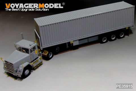 ボイジャーモデル PE35915 1/35 現用アメリカ M915トラクター/M872トレーラー エッチング基本セット(トランぺッター01015)