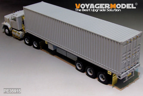 ボイジャーモデル PE35915 1/35 現用アメリカ M915トラクター/M872トレーラー エッチング基本セット(トランぺッター01015)