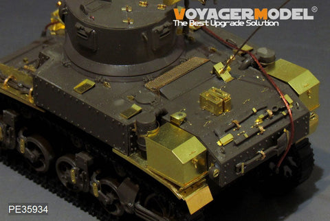ボイジャーモデル PE35934 1/35 WWII アメリカ M3スチュアート軽戦車 ベーシック（砲身、アンテナベース付）（タミヤ35360用）