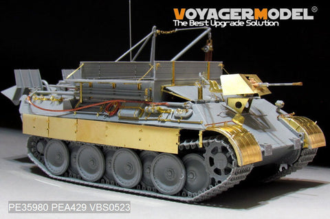 ボイジャーモデル PE35980 1/35 WWII ドイツ ベルゲパンサー D型 (後期型、パンサーGツールホルダー) ベーシック(タコム 2101用)