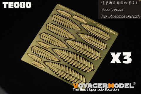 ボイジャーモデル TE080 1/35 シダの葉 ジオラマ素材 1(汎用)