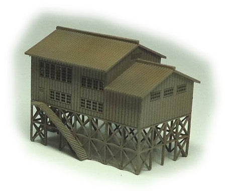 紙創り C-13 1/700 五号建屋 小型ヤード