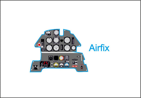 ヤフーモデル YMA2408 1/24 メッサーシュミット Bf109 E型 計器盤 (エアフィックス用）