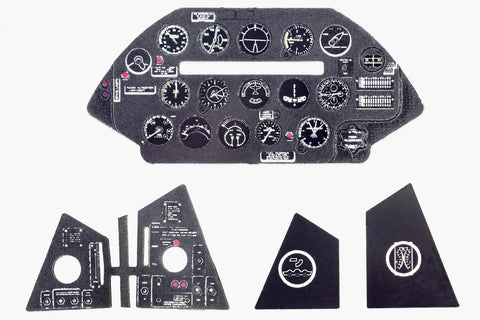 ヤフーモデル YMA4841 1/48 F4U-5 コルセア計器盤 (ハセガワ用）