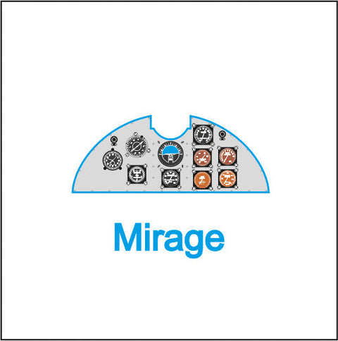 ヤフーモデル YMA4855 1/48 ルブリンR-XIII 計器盤 （Mirage用）