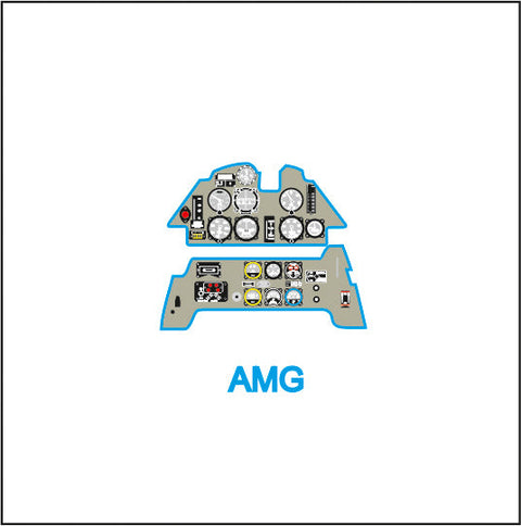 ヤフーモデル YMA4858 1/48 メッサーシュミット Me-109 C-D 計器盤 （AMG用）