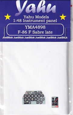 ヤフーモデル YMA4898 1/48 F-86F セイバー 計器盤 （ハセガワ/エデュアルド/レベル用）