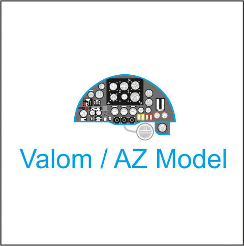 ヤフーモデル YMA7289 1/72 ハンドレページ ハンプデン計器盤 （AZ モデル / バロムモデル用）