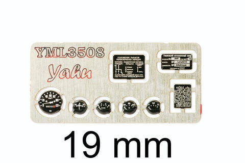 ヤフーモデル YML3508 1/35 UAZ469 (SU) 計器盤 （トランぺッター / ミリタリーホイール）