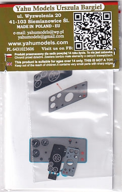 ヤフーモデル YML3517 1/35 ビュッシング NAG 500 計器盤 （IBG用）