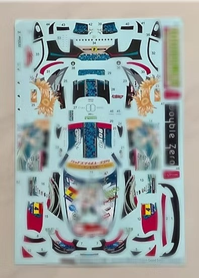 ズームオン CS011 1/24 メルセデス AMG GT Evo インターコンチネンタル GT チャレンジ トータル スパ 24 時間レース 2017（タミヤ用）デカール