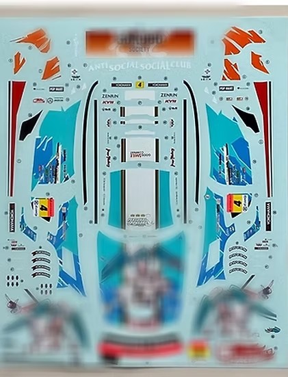 ズームオン CS018 1/24 メルセデス AMG GT Evo オートバックス スーパー GT 2023 グッドスマイルレーシング & チームUKYO（タミヤ用）デカール