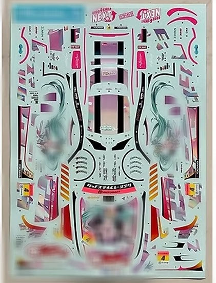 ズームオン CS027 1/24 メルセデス AMG GT Evo オートバックス スーパー GT 2021 グッドスマイルレーシング & チームUKYO（タミヤ用）デカール