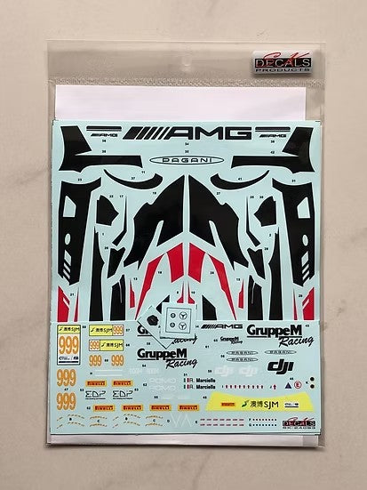 SKデカール SK24083 1/24 メルセデス AMG GT FIA GT Cup  マカオ 18 #999