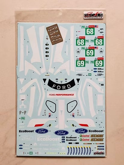 SKデカール SK24094 1/24 フォード GTLM ル・マン 24H 19 フォード Chip Ganassi チーム USA