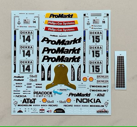 SKデカール SK24202 1/24 メルセデスベンツ Cクラス V6 DTM 1994  プロマルクト ザクスピード（タミヤ用）