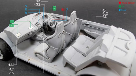ズームオン Z002 1/24 ホンダ シビック FD2 無限 RR (新型)