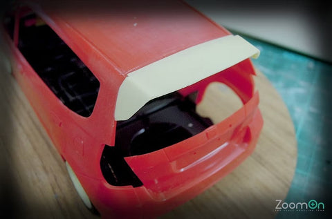 ズームオン Z007 1/24 ホンダ Jazz(フィット)用 Vtec OEM スポイラー