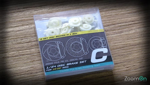 ズームオン Z016 1/24 ディスクブレーキセット 18-21インチ ホイール用 C