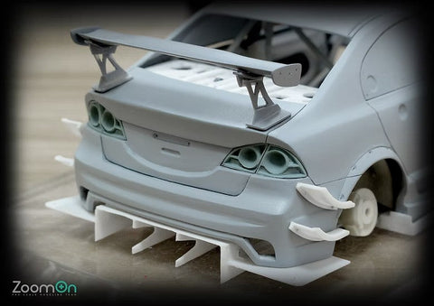 ズームオン Z026 1/24 ホンダ シビック FD2 タイプR スプーン