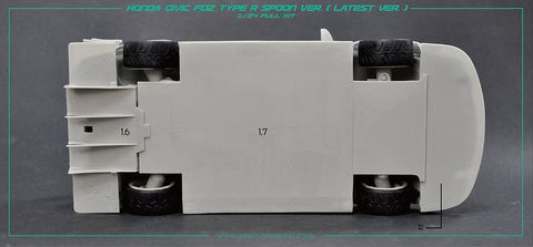 ズームオン Z034 1/24 ホンダ シビック FD2 スプーンバージョン (最終型)