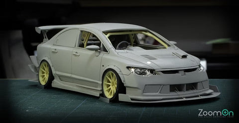 ズームオン Z034 1/24 ホンダ シビック FD2 スプーンバージョン (最終型)