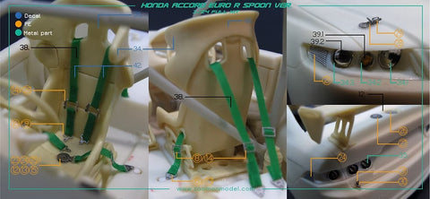 ズームオン Z035 1/24 ホンダ アコード ユーロR スプーン