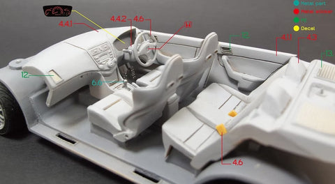 ズームオン Z059 1/24 ホンダ アコード ユーロR 無限
