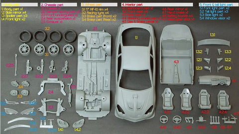 ズームオン Z086 1/24 ホンダ インテグラ DC5 無限