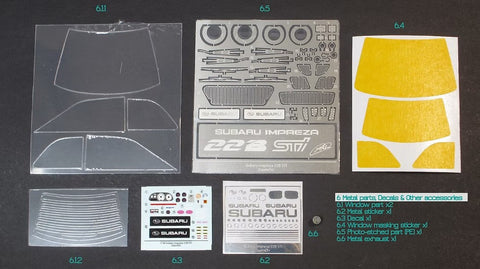 ズームオン Z097 1/24 スバル インプレッサ 22B STI