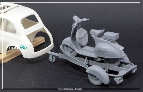 ズームオン Z111(C) 1/24 ベスパ VNB 125 キャリア(バイク別売)