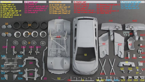 ズームオン Z119 1/24 ホンダ フィット GK スプーン