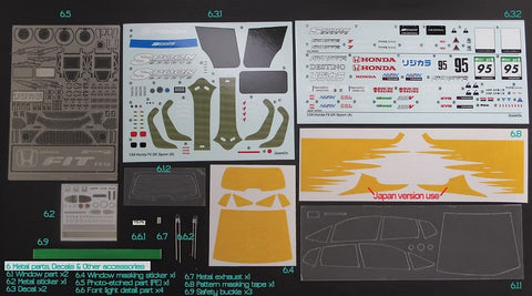 ズームオン Z119 1/24 ホンダ フィット GK スプーン
