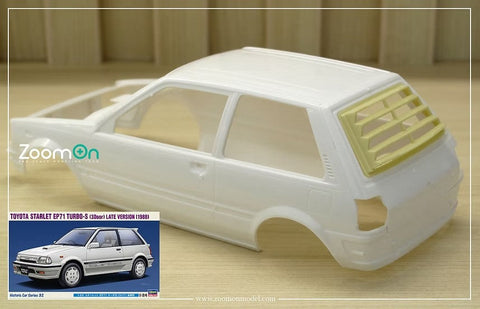 ズームオン Z127 1/24 トヨタ スターレット Ep71 ウインドウルーバー