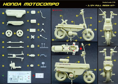 ズームオン Z135 1/24 ホンダ モトコンポ