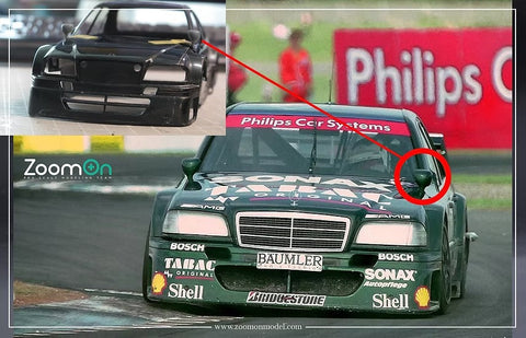 ズームオン Z173 1/24 メルセデスAMG タバック オリジナル ソナックス C-Class DTM サイドミラー