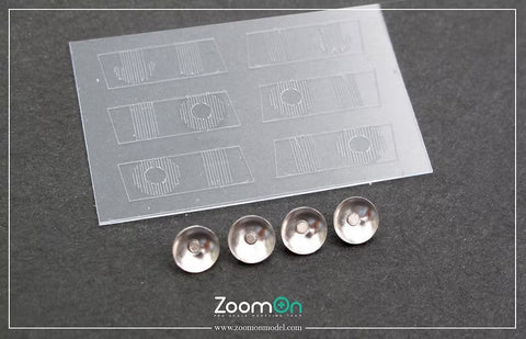 ズームオン Z184 1/24 BMW 320i (E36) ヘッドライト ディテールアップパーツ (5mm)