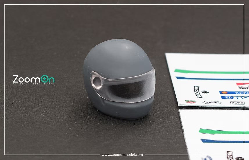 激レア　マルボロ仕様　アシェット　1/5 セナ　ヘルメットコレクション ズームオン Z189 1/20 アイルトン・セナ ヘルメット (マルボロ