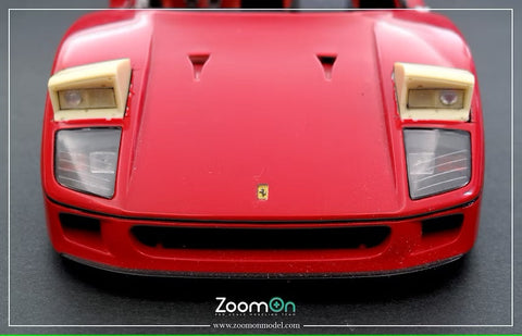 ズームオン Z199 1/24  F40 ポップアップヘッドライト