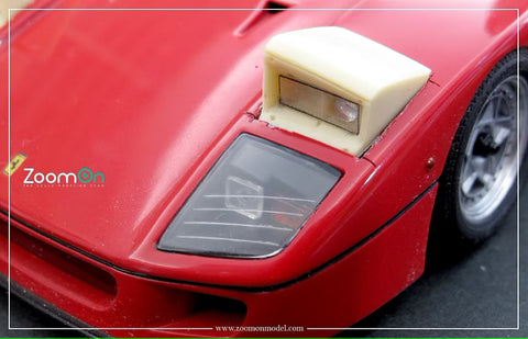 ズームオン Z199 1/24  F40 ポップアップヘッドライト