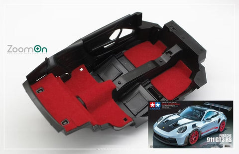 ズームオン ZC016  1/24 カーペットセット -  ポルシェ 911 GT7 RS - ワインレッド