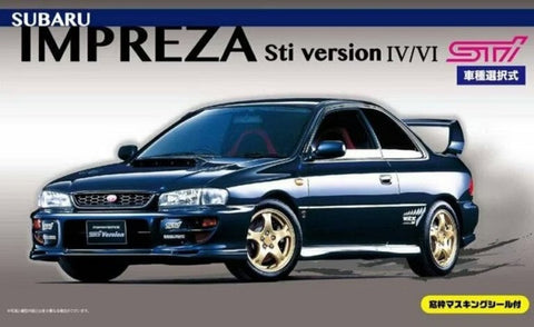 ズームオン ZD063 1/24 ウインドー・ライト 塗装マスキング- スバル インプレッサ WRX STI GC8